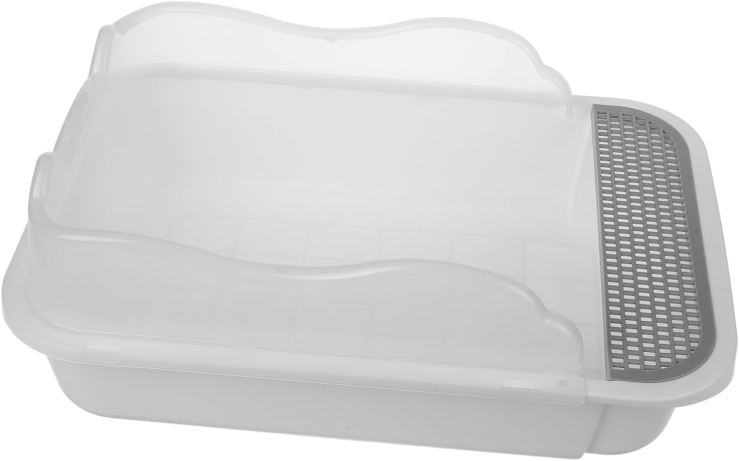 Low Entry Cat Litter Box with -Splash Design Kittens and Adult Cats Easy to Clean and Monitor for Home Use and Pet Shops