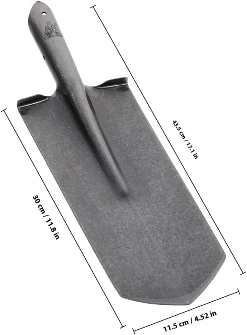TIDTALEO Heavy-Duty Manganese Steel Narrow Tip Garden Shovel for Digging and Planting Thickened Handle, Multifunctional Tree Transplanting Spade for Lawn and Garden Care