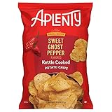 Amazon Brand, Aplenty Sweet Ghost Pepper Kettle Cooked Potato Chips, 8 Oz
