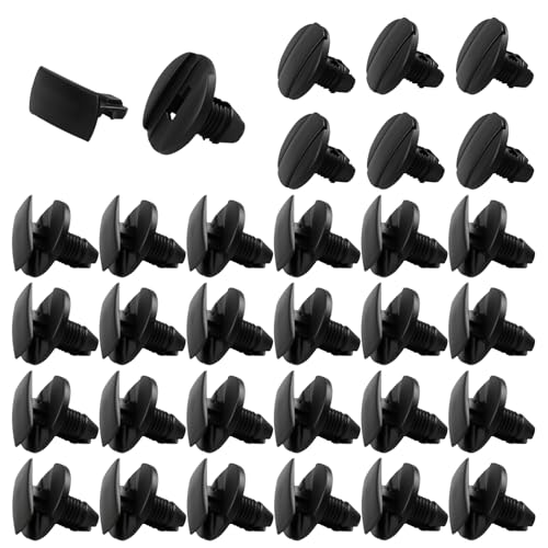 YAOYYG Lot de 30 Clips de Fixation Parechocs, Clips Carrosserie, Rivet Clips Plastique, Retenue de Fixation de Rivet Pare-Chocs de Voiture Pour Voiture,...