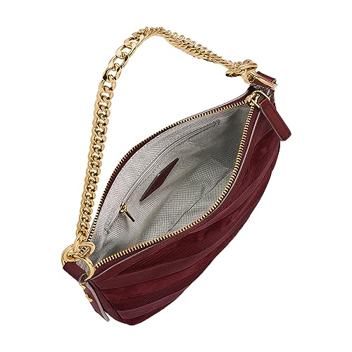 Fossil Jolie Small Crossbody Bag, Mahogany Lizard Stripe2