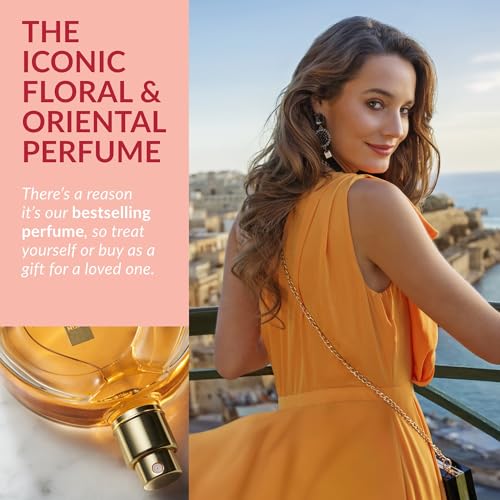 Avon Far Away Original for Her Three Piece Gift Set with Eau de Parfum 50ml, Body Souffle 75ml and Purse Spray 10ml in a Gift Box, Oriental and Floral Scent Notes, Long Lasting Formula, Cruelty Free - Image 5