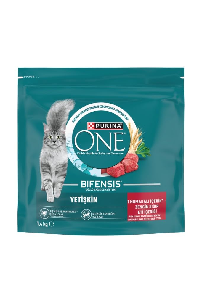 Purina ONE Sığır Etli Yetişkin Kuru Kedi Maması 1.4 kg