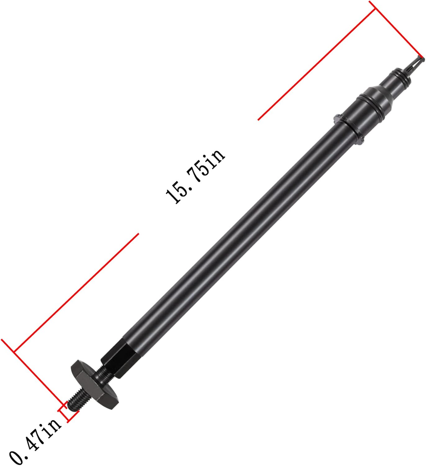 Injector Cup Nozzle Tube Remover and Installer Tool Kit Compatible with Detroit Diesel DD13 DD15 DD16 Replacement for OEM J-47388-A W470589000700 MH064002