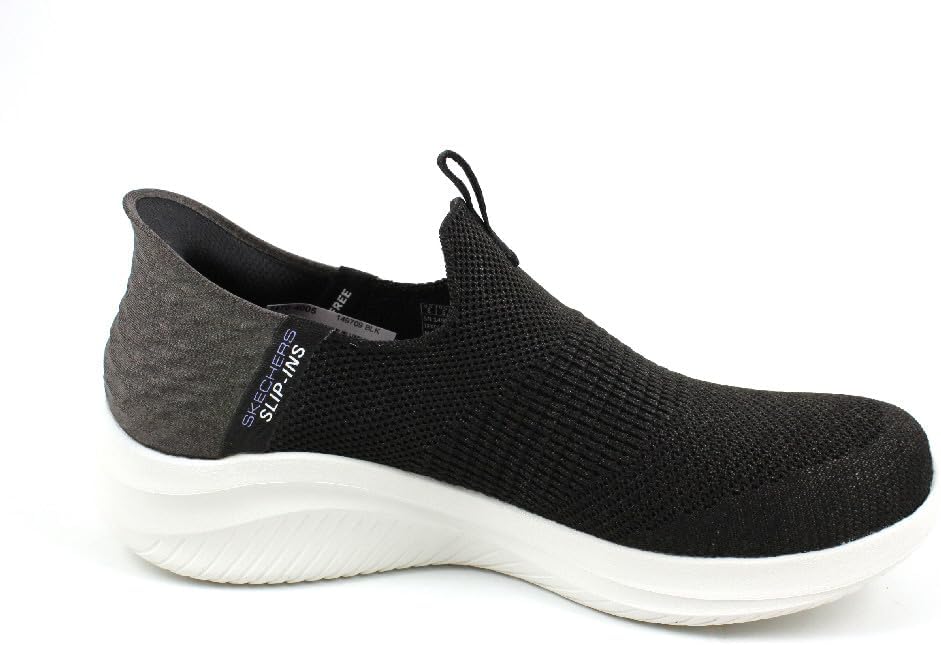 Skechers womens Hands Free Slip Ins Ultra Flex 3.0 Smooth Step Sneaker, Black, 9 - Image 4