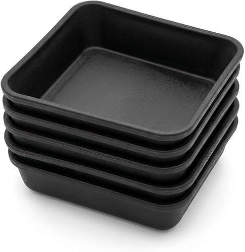 dipping sauce pan, Square, Set of 4