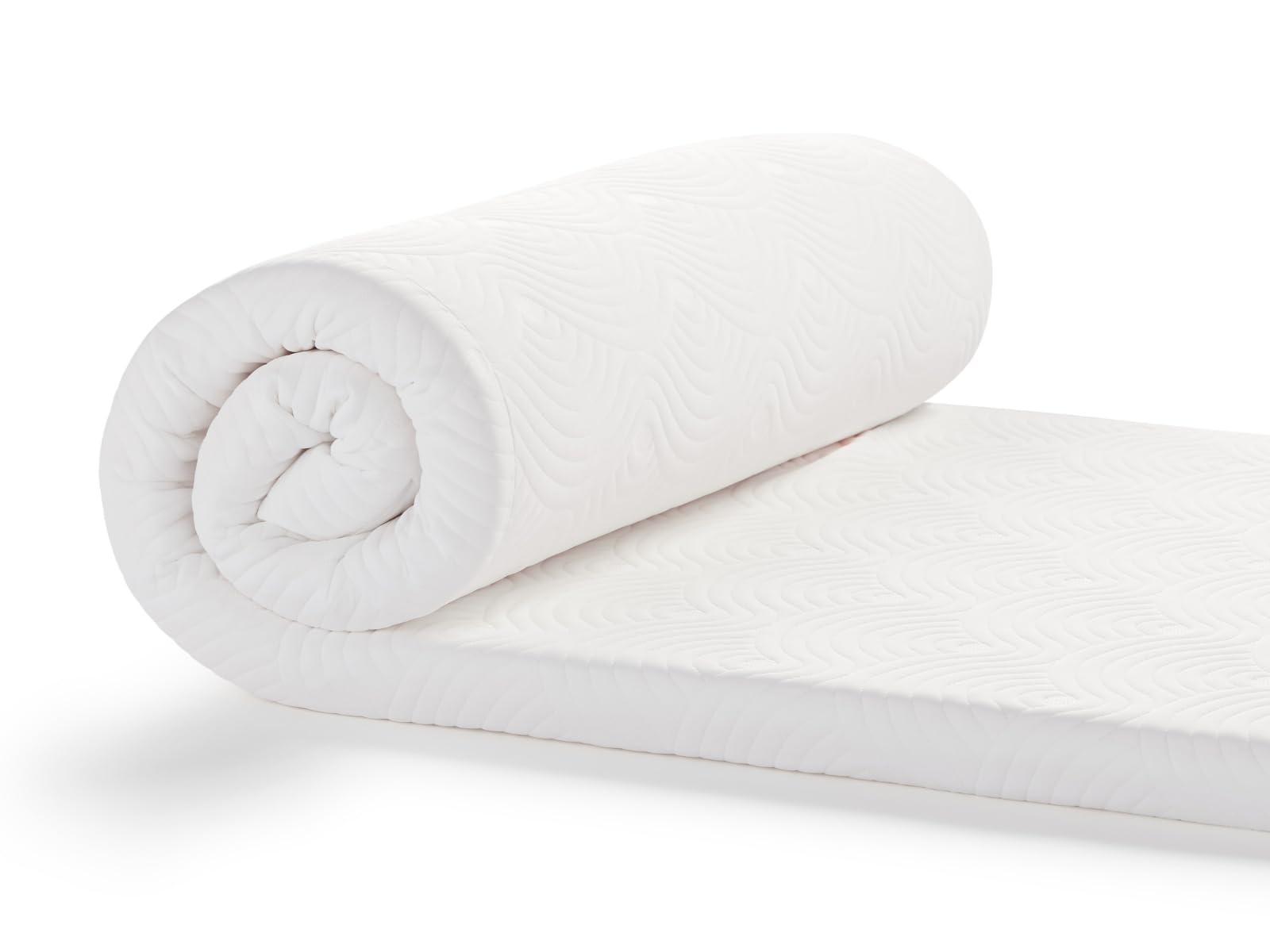 TEMPUR Ease Surmatelas Simple 90 x 190 cm, épaisseur 3 cm, Housse Lavable, Blanc