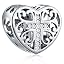 Cross in Heart Charm