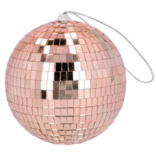Boland   Bola de discoteca brillante, diámetro aprox. 15 cm, Disco Fever, decoración colgante, decoración para fiesta o Nochevieja
