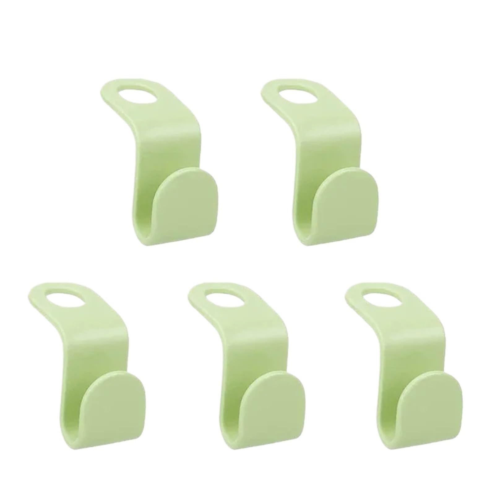 Clothes Hanger Connector Hooks 60pcs Wardrobe Hanger Hooks Multifunction Cascading Plastic Bedroom Storage Space Saving Coat Hook for Wardrobe Storage(Green)
