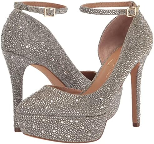 Jessica Simpson Women's Ormanda Embellished Platform Pump, Gold, 7.5 | Image 6