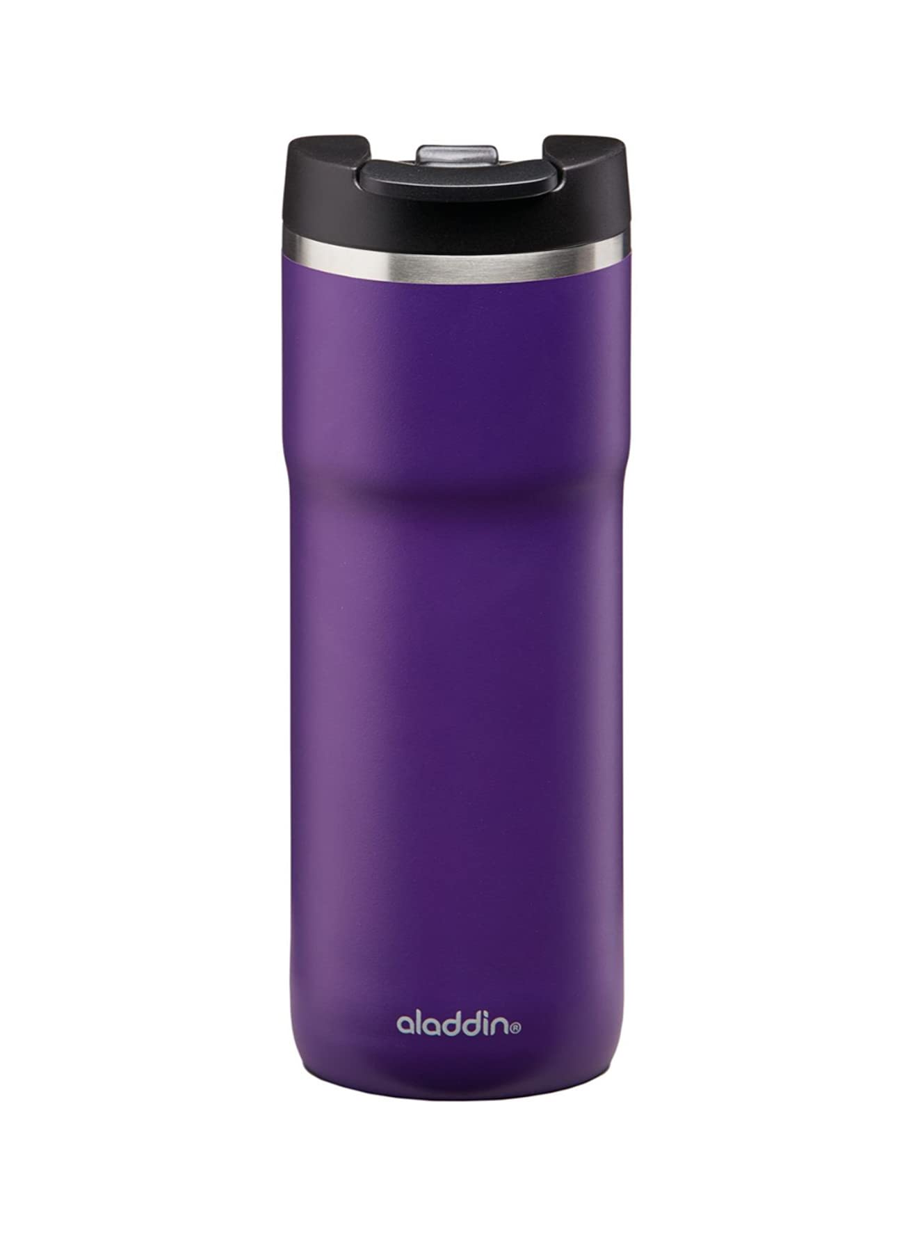 Aladdin Barista Java Thermavac™ Leak-Lock™ Thermavac Stainless Steel Travel Mug 0.47L Violet Purple – Leakproof | Double Wall Vacuum Insulated Cup | Keeps Hot for 4 Hours | BPA-Free | Dishwasher Safe