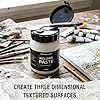Falling in Art Modeling Paste for Acrylic Painting, 16.9 Oz Lightweight Acrylic Textured Paste for Textured Art