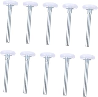 OSALADI 10pcs Nylon Pedestal Fairlead Ball Bearings Nylon Garage Rollers Garage Door Rollers Wheel Garage Door Rolling Wheels Garage Door Guide Wheel Garage Door Nylon Wheels Nylon Rollers