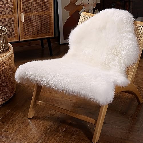 Premium Genuine Fur Sheepskin Rug Real Australia Sheepskin Natura...
