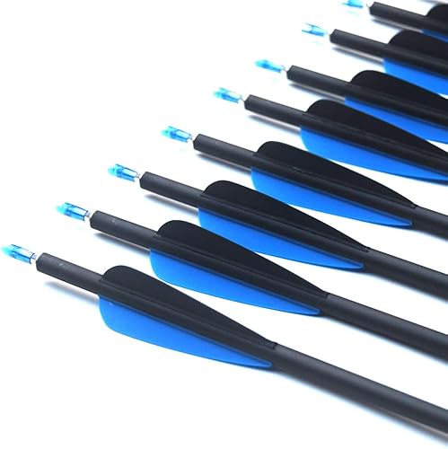 Miniatura 7 de Águila Colorida 12 unids 283031 pulgadas columna vertebral 500 carbono flecha para recurvoscompuestos arco arco flechas tiro