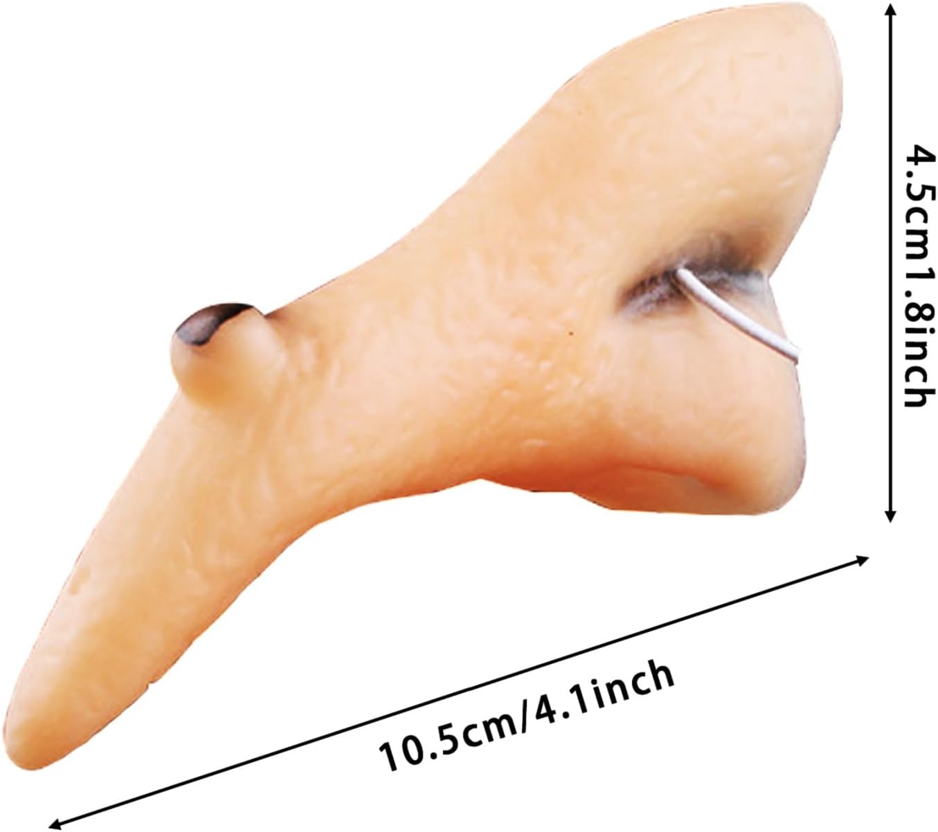 10pcs Wicked Witch Costume Nose Evil Wizard Nose Prosthetic Nose for Halloween Dress Up Cosplay Carnival Party