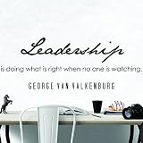 My Vinyl Story Premium LARGE George Van Valkenburg Quote Inspirational Wall Decal for Home, Business