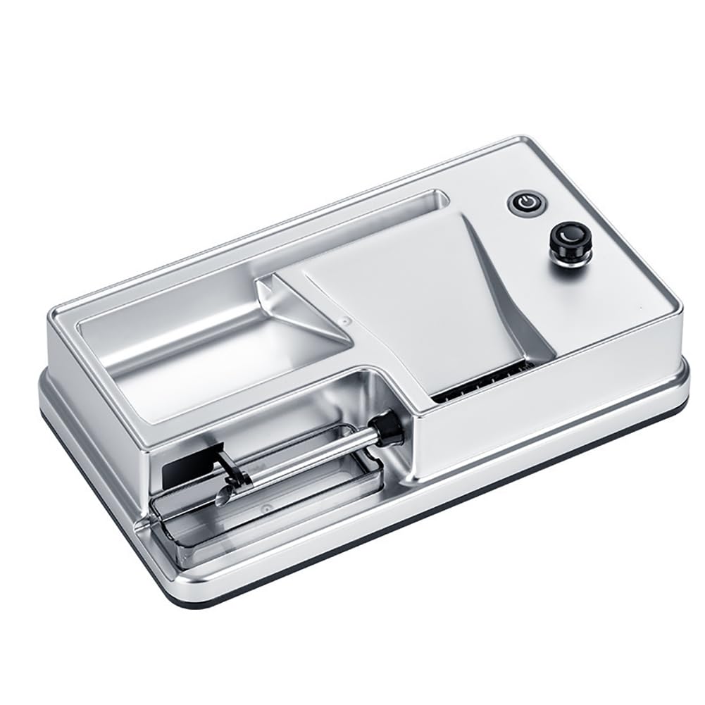 Piccola Macchina for Il riempimento di Sigarette for Uso Domestico, Display Digitale di conteggio, Diametro del Tubo 6,5/8,0 mm(Silver,6.5mm)