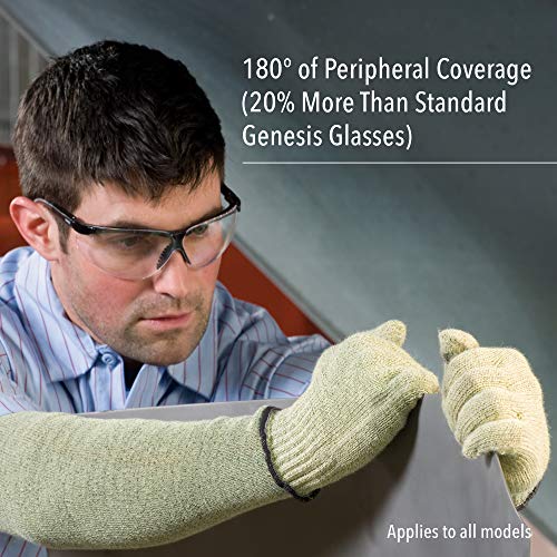 Uvex By Honeywell Genesis Xc Safety Glasses, Black Frame With Clear Lens & Ultra-Dura Anti-Scratch Hardcoat (S3300) #TOP1