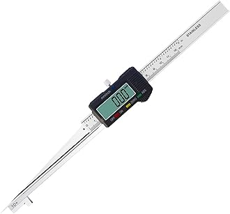 Digital Taper Gauge, Vernier Feeler Gauge, Stainless Steel Gap Gage, Resolution: 0.01mm, Measurement Accuracy: +0.03mm, Flatness Measuring Tool Micrometer (Size : 20)