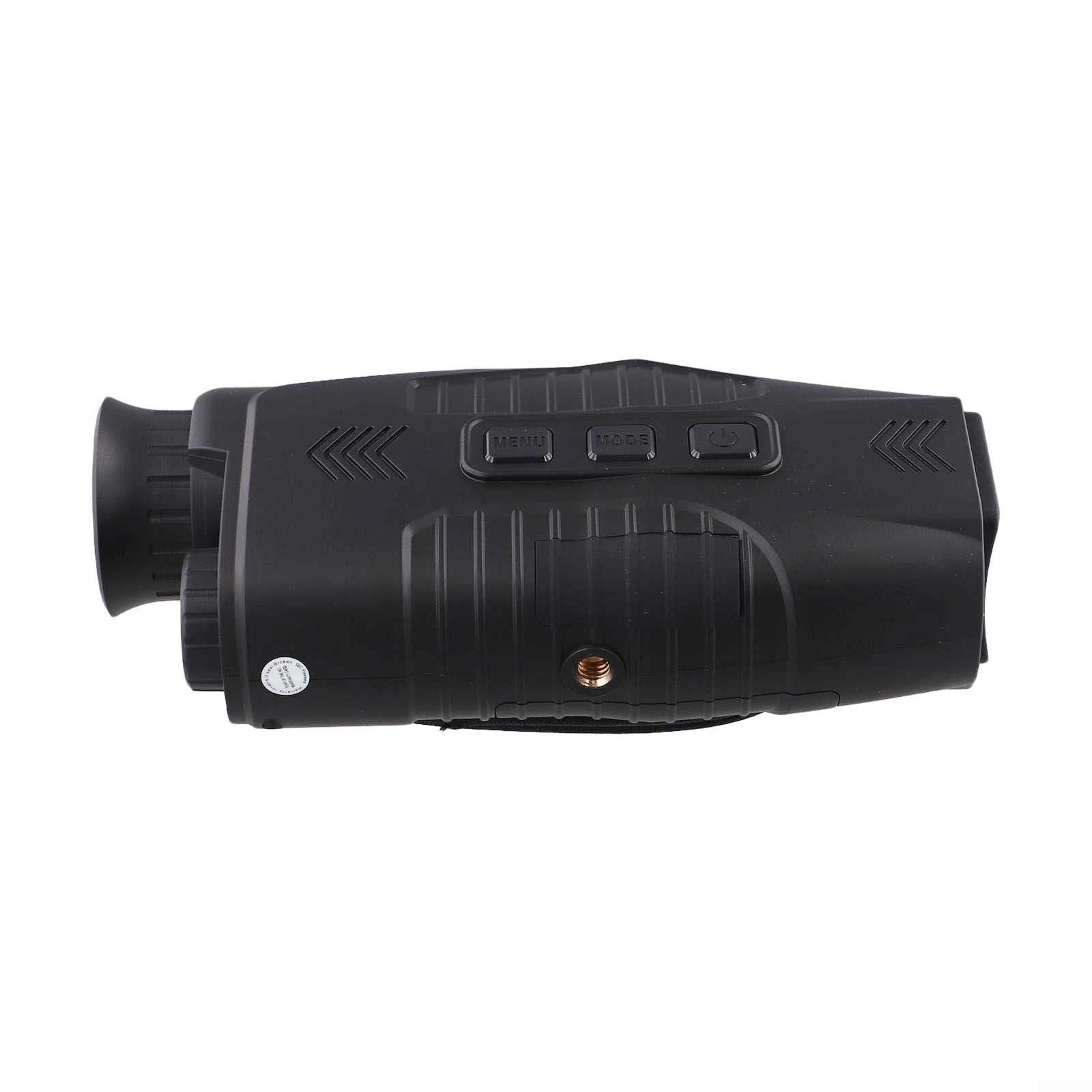 Zilimontt Para visión nocturna monocular monocular de imagen térmica 1080P HD, distancia de visión de 800 m, equipo infrarrojo, adecuado para fotografía al aire libre y caza