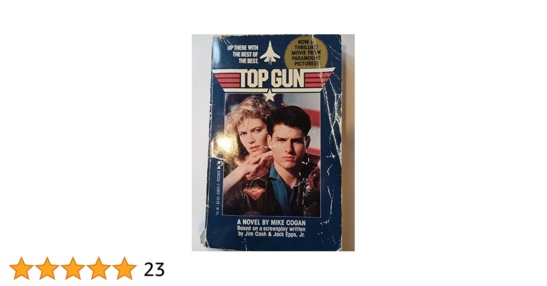 レア　貴重　TOP GUN  by Mike Cogan  トップガン　洋書 Top Gun: Cogan, Mike: 9780671618247: Amazon.com: Books