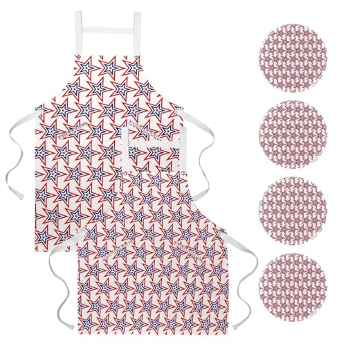 Tablier de serveuse style américain pour le service en restaurant et la pâtisserie maison