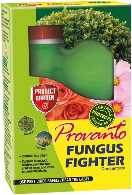 Provanto - Fungus Fighter Concentrate - Eradicates, Controls & Protects for Up To 3 Weeks - Garden Care, Plant Protection, Concentrated Fungicide, Use Indoor & Outdoor on Ornamental Plants - 125ML