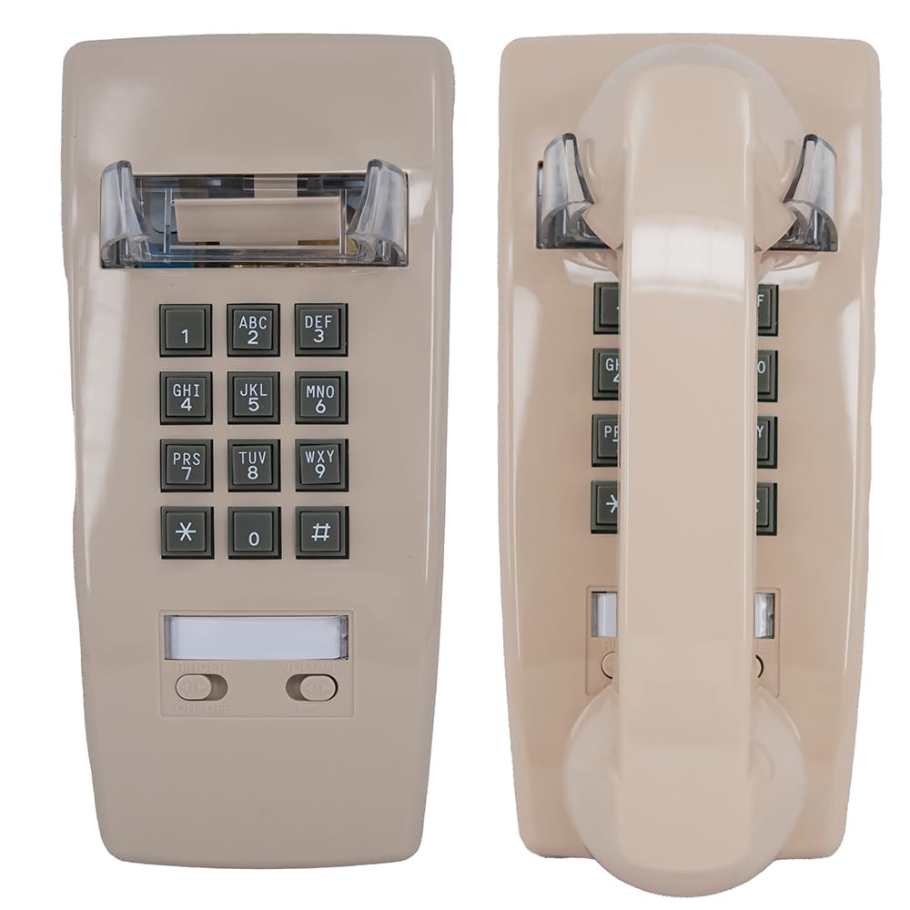 GHYTMTHOT Wall Phone, Wall Phones for landline Wall Mount, Used for Hotel School and Home.