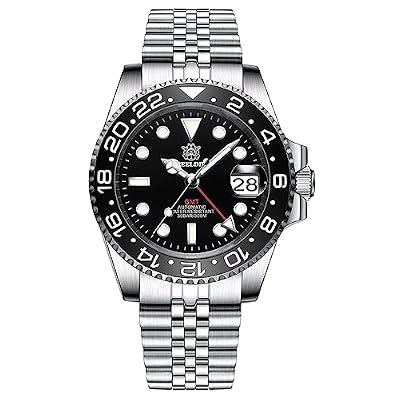 Steeldive SD1993, GMT, Black, NH34, Sapphire, Lume, 300m Diver, Diving, BNIB