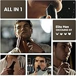 Electric Beard Trimmer for Men: 16-in-1 Professional Barber Hair Clippers - Cordless Grooming Kit - Turbo Speed & Precision Blades - Image 2