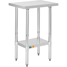 Treshin Stainless Steel Table 18" X 24" Commercial Prep & Work Table