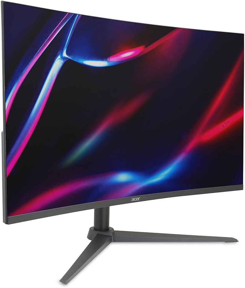 Acer XZ320QU S3bmiiphx 31.5" 2K QHD | 2560 x 1440 | Curved Gaming Monitor | 180Hz Refresh | 1ms Response Time | 100,000,000:1 Contrast Ratio - Image 2
