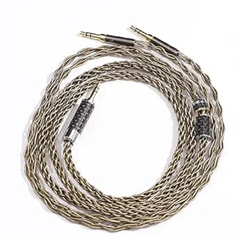 ABLET Double câble adaptateur de rechange de 2,5 mm vers 3,5 mm et 6,3 mm compatible avec casque