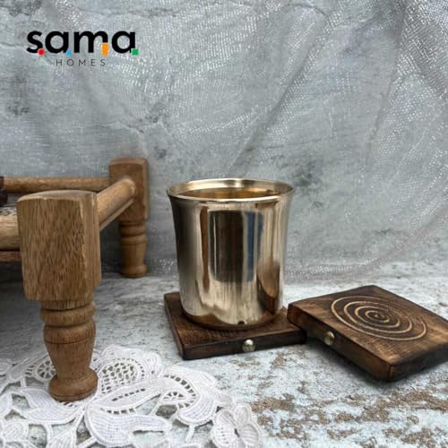 Set de 6 Copas de Bronce con Acabado Brillante miniatura 4