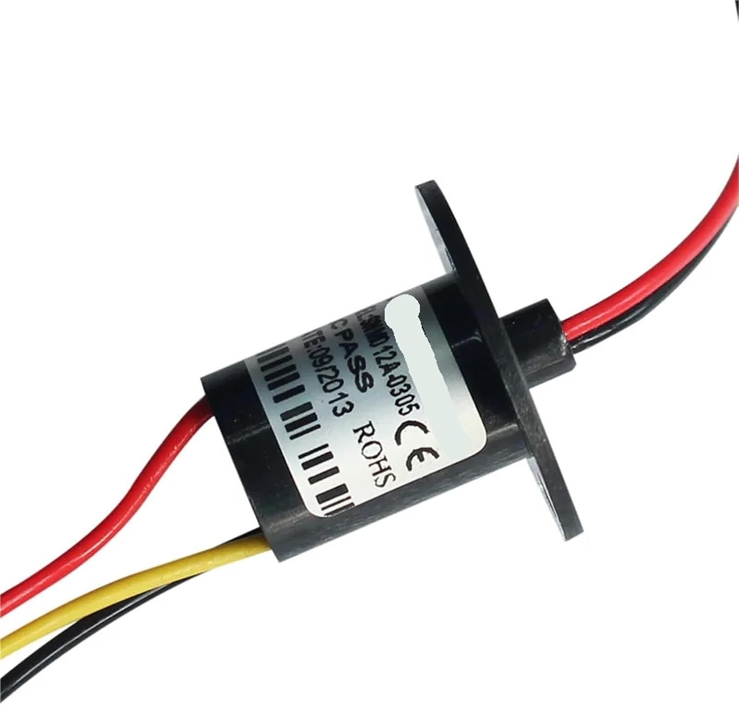 Wind Power Slip Ring 2/3/4 Channel 5ARotate Dining Table Slipring Electric Collector Rings OD 12.5mm(4CH 5A X 12.5mm)