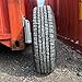 Shipping Container Wheels Bundle, 6-Lug EZY Wheels + (2) Off Road Tires + Ratchet Straps by Container Nut, Made USA, Moves 20 ft.- Shipping Container 40 ft. Size