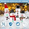 15 Pack Christmas Crafts Supplies, DIY Snowman Making Kit for Children, Christmas Stocking Stuffers, Air Dry Snowman Decorating Kit Winter Snowman Presents Toys for Christmas Holiday Decorations #2