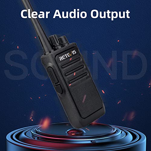 Retevis Rt17 Walkie-Talkies For Adults Long Range,Portable 2 Way Radio With Earpiece And Mic,Rechargeable Two Way Radios With Usb Charging Base, For Industrial Jobsite Restaurant Commercial(10 Pack) #TOP3