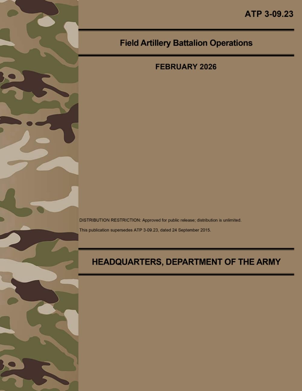 ATP 3-09.23 Field Artillery Battalion Operations - Feb. 2026