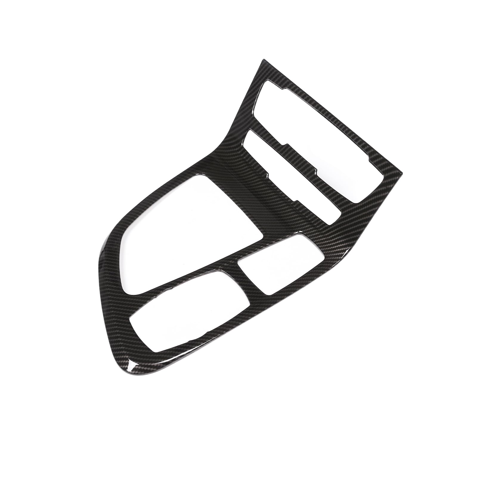 PIUGILH Telaio decorativo per console centrale, adatto per BMW 2 Series Tourer (F45/F46) 2015 2016 2017 2018, in ABS, in carbonio, decorazione per console centrale, grande telaio per accessori BMW