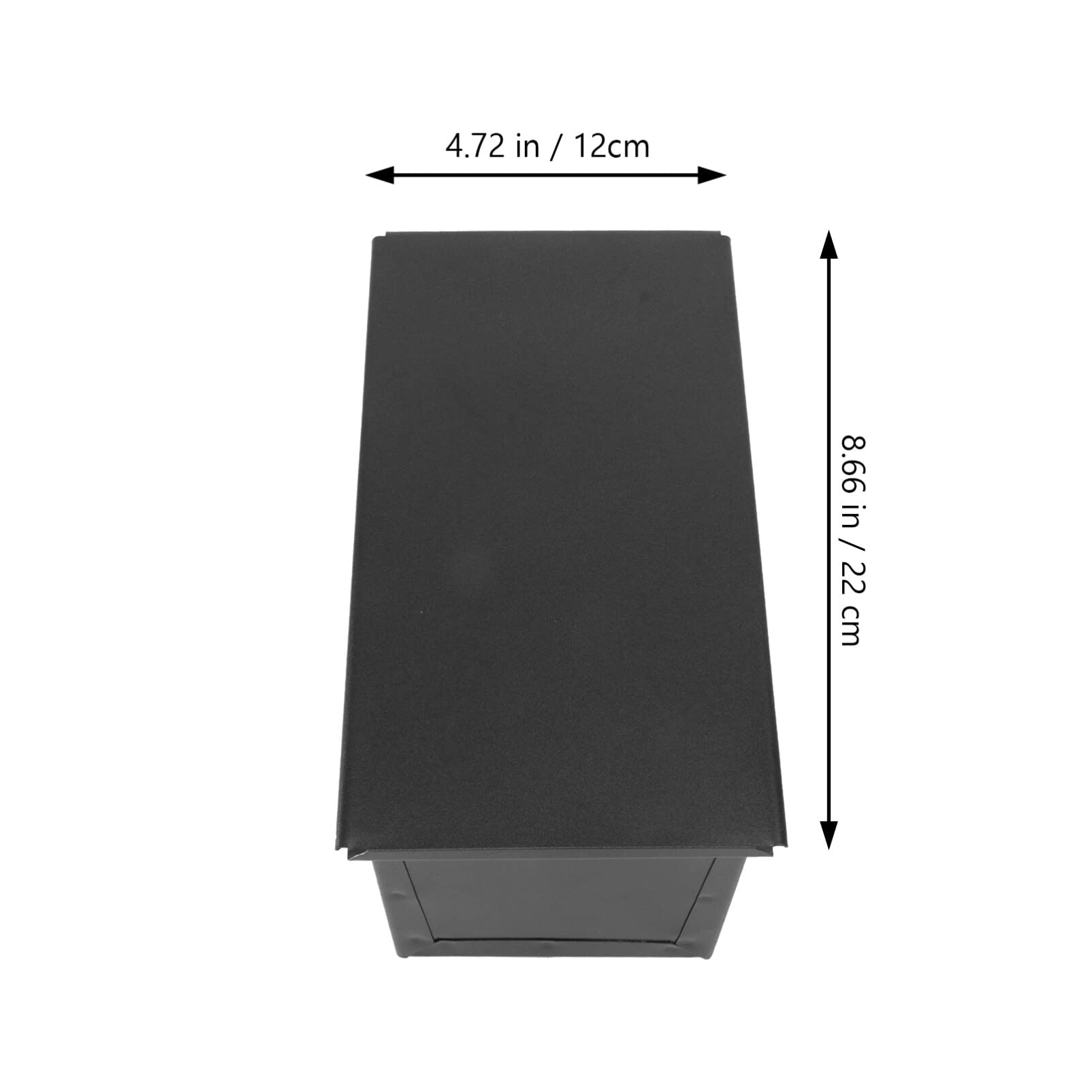 Alipis 450g Stampo Per Pane Tostato Antiadente Con Coperchio Mould Per Pane Nero Per Cucina Per Preparazioni Casalinghe Di Toast