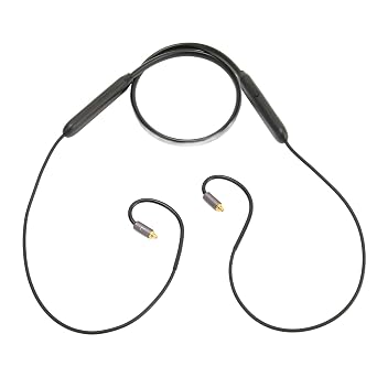 JTLB MMCX Adapter Cable with Microphone and Controller, Bluetooth Earphone Cable for IE300 IE600 IE900,