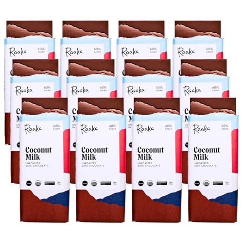 Raaka Coconut Milk 60% Dark Chocolate | Gourmet Plant-Based Dark
