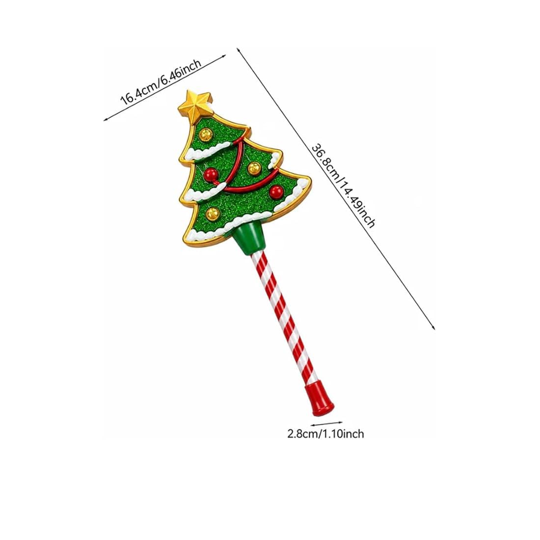 Bacchetta per pagamenti con tocco a forma di albero di Natale (TUTTI)