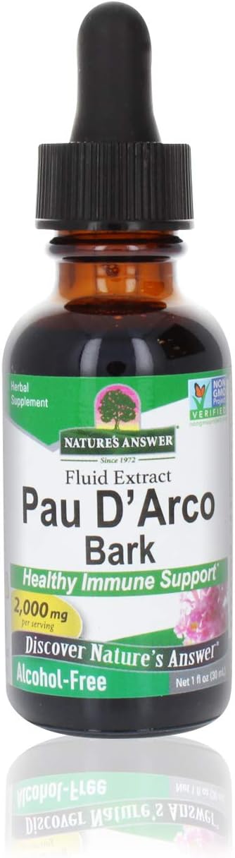 Flаѕh Dеаlѕ - 50% оƒƒ Nature's Answer PAU D'Arco Inner Bark  Alcohol-Free, Gluten-Free, Kosher Certified & No Preservatives 1oz