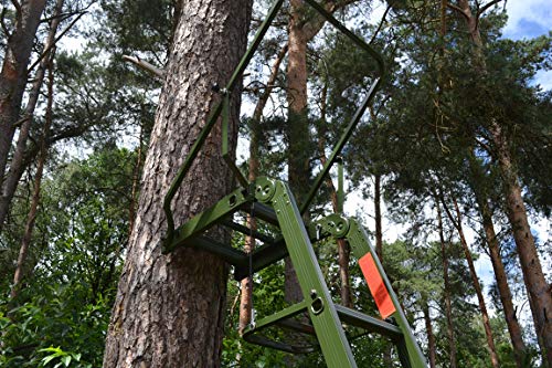 Foto von FARM-LAND klappbare Ansitzleiter Hochsitz Ansitz Hochstand Bockjagd Ansitzjagd