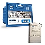 Refresh Cartridges Wiederaufgearbeitete Druckerpatrone Ersatz für Francotyp Postalia 58.0038.3148.00 Blau