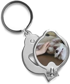 White Dog Pet Animal Cute Photo Finger Nail Clippers Scissor Stainless Steel Cutter